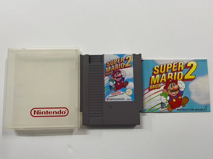 Super Mario Bros 2 Cartridge In Genuine Nintendo Rental Display Case