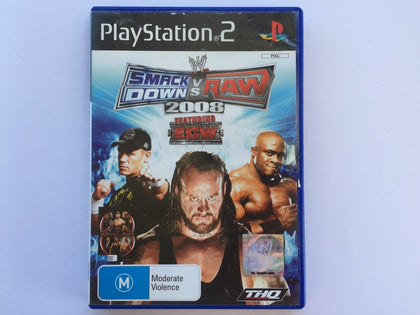 Smackdown VS Raw 2008 Featuring ECW Complete In Original Case