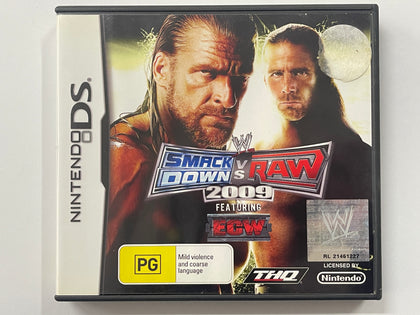Smackdown VS Raw 2009 Featuring ECW Complete In Original Case