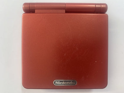 Red Gameboy Advance SP Console