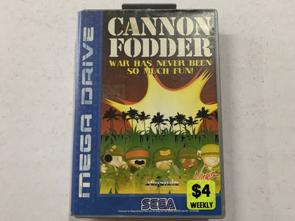 Cannon Fodder Complete In Original Case