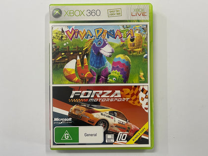 Viva Pinata & Forza Motorsport 2 Double Pack Complete In Original Case