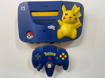 Limited Edition Pokemon Pikachu Nintendo 64 N64 Console