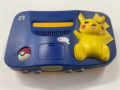 Limited Edition Pokemon Pikachu Nintendo 64 N64 Console