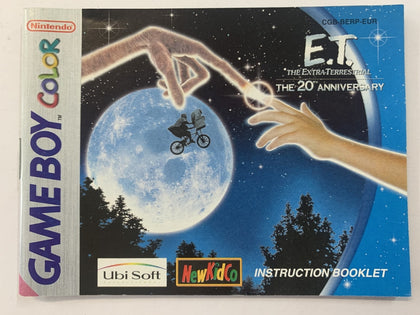E.T The Extra Terestrial Game Manual
