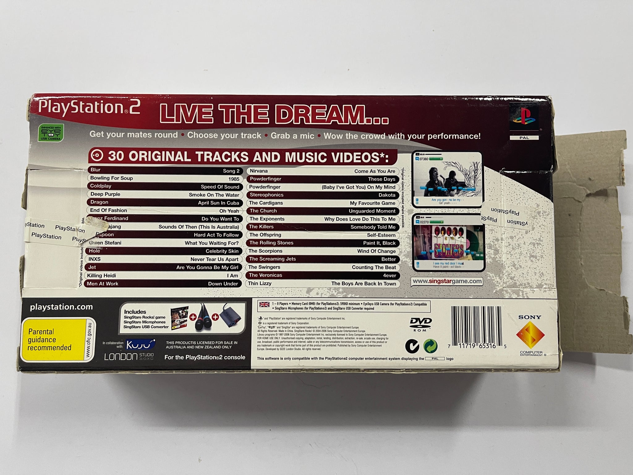 SingStar 80's Bundle (Includes 2 Microphones) - PlayStation 2