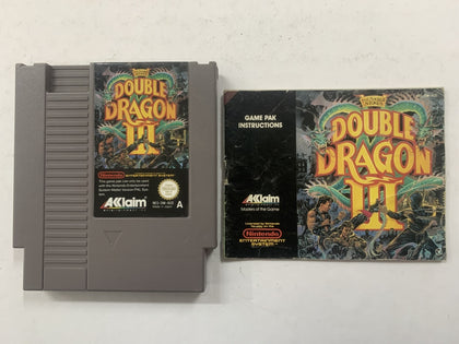 Double Dragon 3 Cartridge with Game Manual