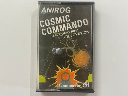 Cosmic Commando Commodore 64 Tape Complete In Original Case
