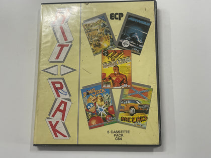 Hit Pak 5 Tape Pack Commodore 64 Tape Complete In Original Case
