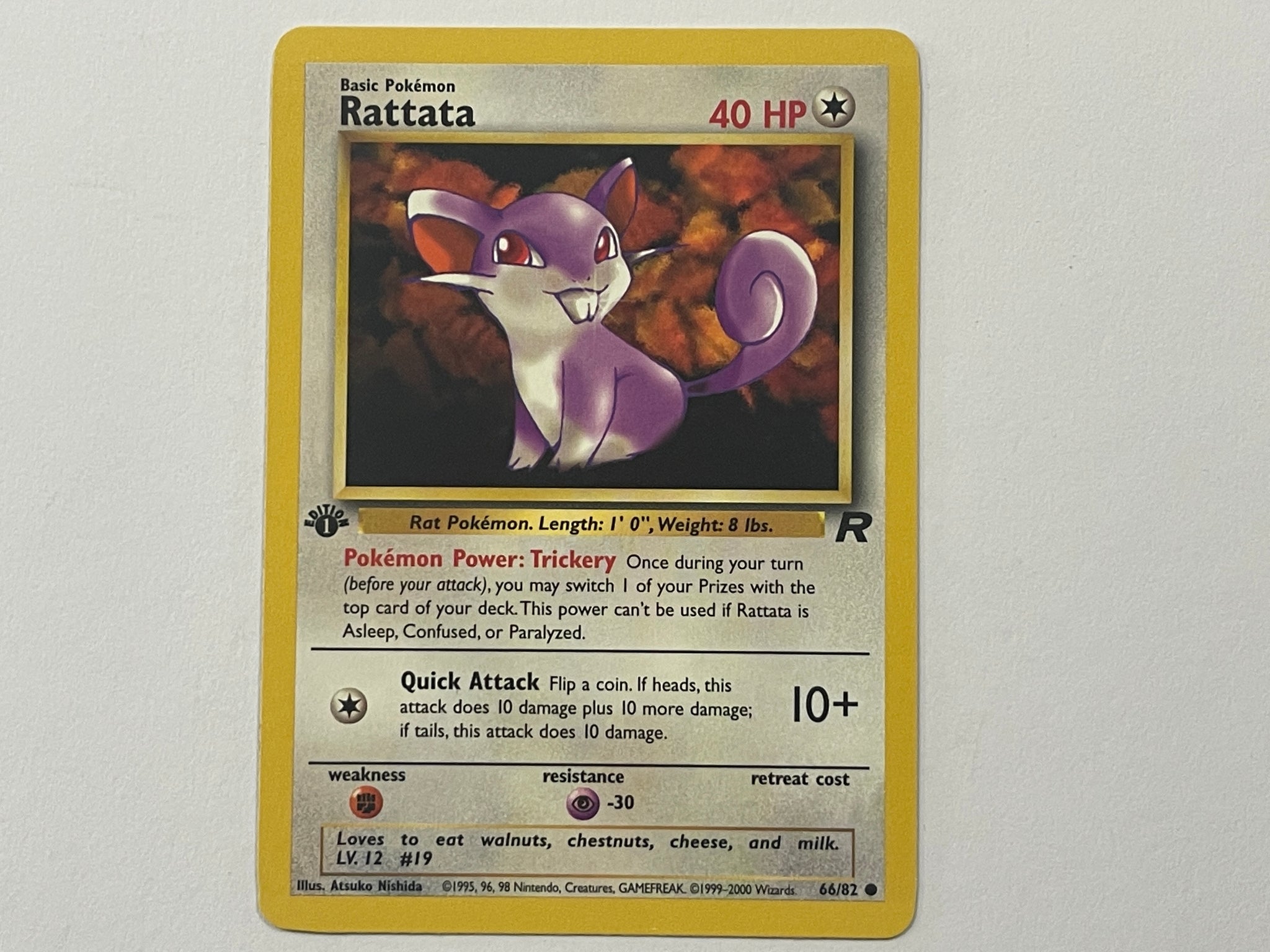 Rattata 66/82 1st Edition Team Rocket Set Pokemon TCG Card In Protecti The Game Experts Rattata 66/82 1st Edition Team Rocket Set Pokemon TCG Card In Protecti The Game Experts