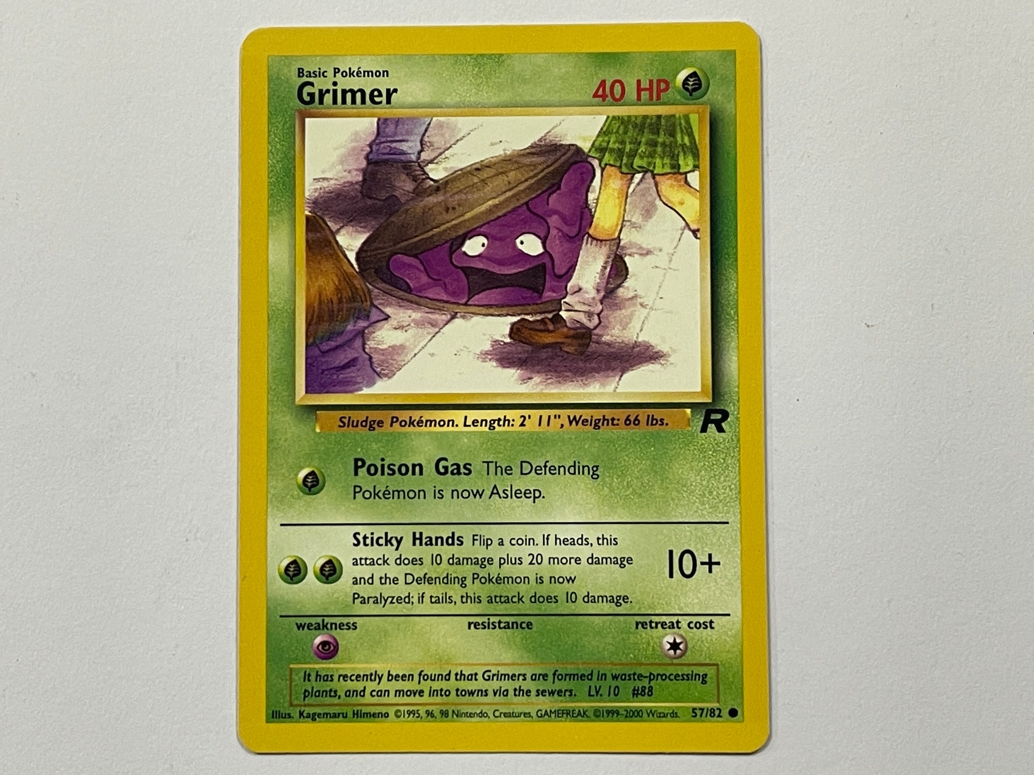 Grimer 57/82 Team Rocket Set Pokemon TCG Card In Protective Penny Slee The Game Experts Grimer 57/82 Team Rocket Set Pokemon TCG Card In Protective Penny Slee The Game Experts