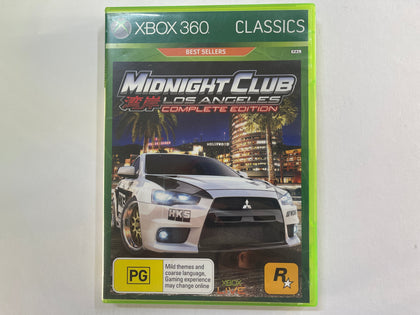 Midnight Club Los Angeles Complete Edition Complete In Original Case