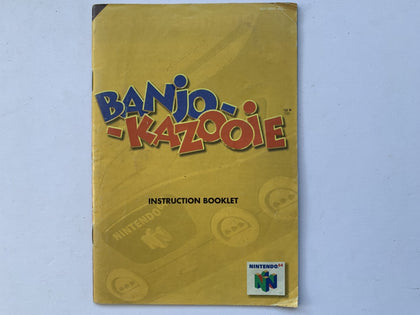 Banjo Kazooie Game Manual