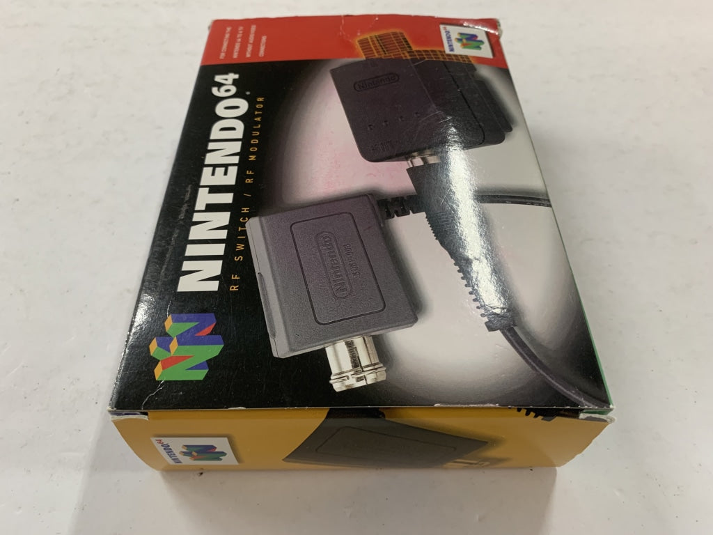 N64 Rf Genuine Nintendo 64 N64 RF Modulator Adapter Complete In Box – The Game ...