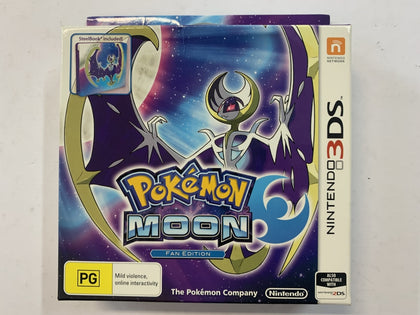 Pokemon Moon Fan Edition Complete In Box with Steelbook