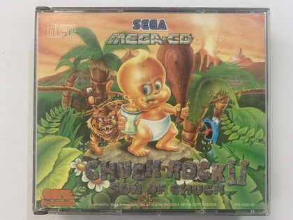Chuck Rock 2 Son Of Chuck In Original Case for Sega Mega CD