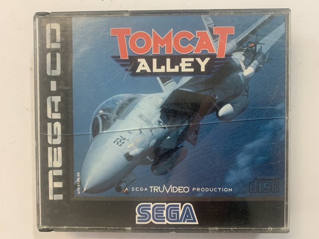 Tomcat Alley In Original Case for Sega Mega CD