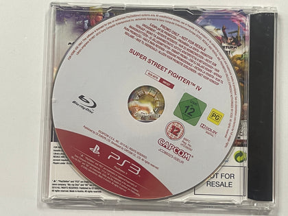 Super Street Fighter IV Not For Resale NFR Press Release Promo Disc In Original Case