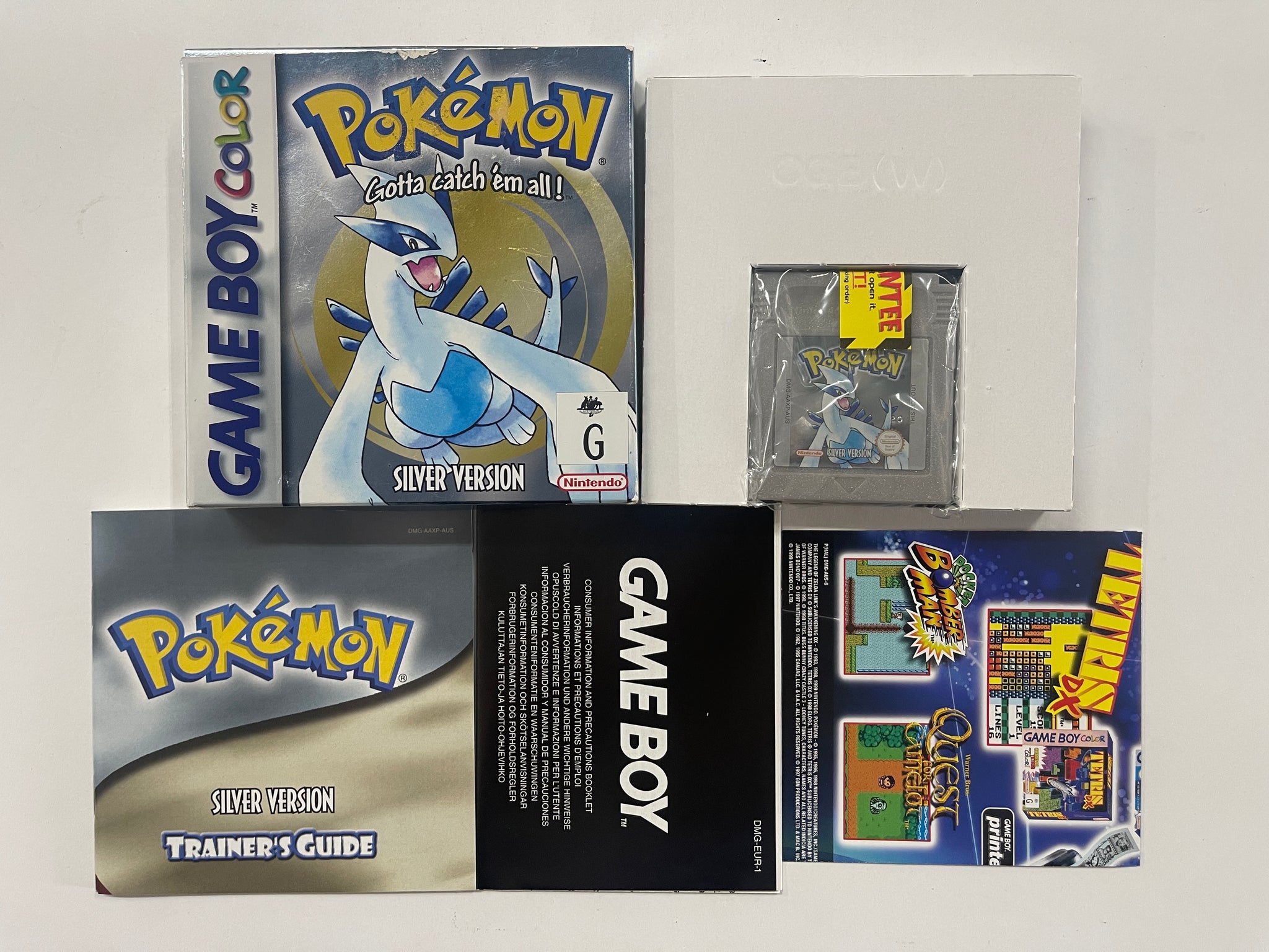 Replacement Box And Insert For Pokemon Silver (Game Boy Color) - No Game Included