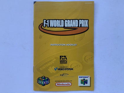 F1 World Grand Prix Game Manual
