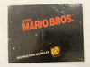Super Mario Bros Game Manual