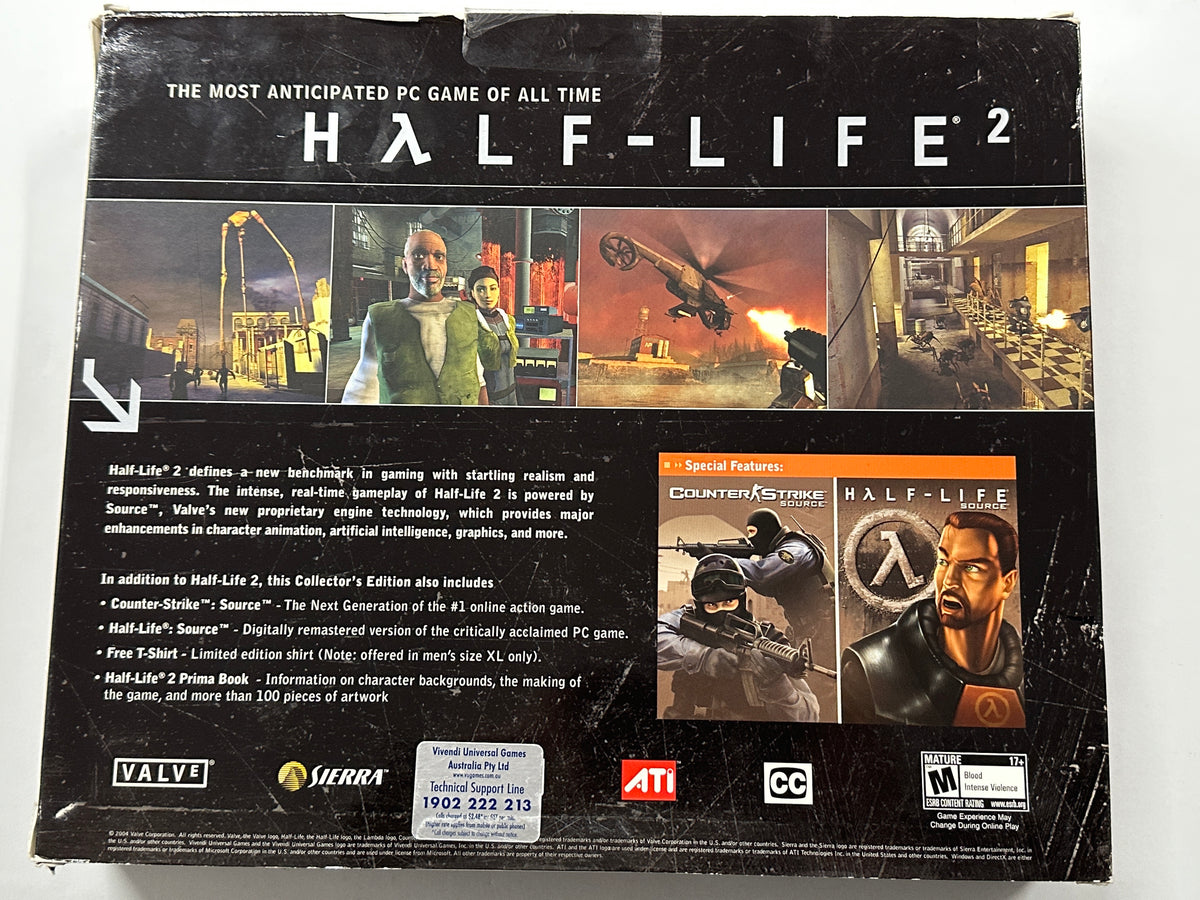 Half Life 2 Collector's Edition For PC Complete In Original Big Box ...