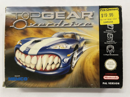 Top Gear Overdrive Complete In Box