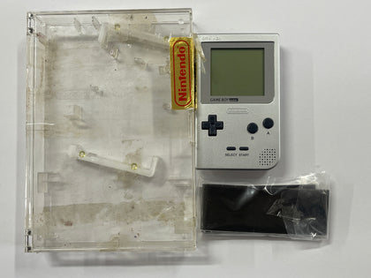 Limited Edition Silver Gameboy Pocket Console In Genuine Plastic Retail Case