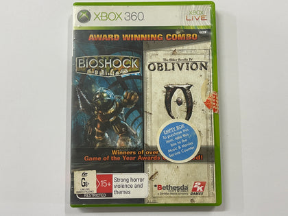 Award Winning Combo Bioshock & The Elder Scrolls IV Oblivion Complete In Original Case