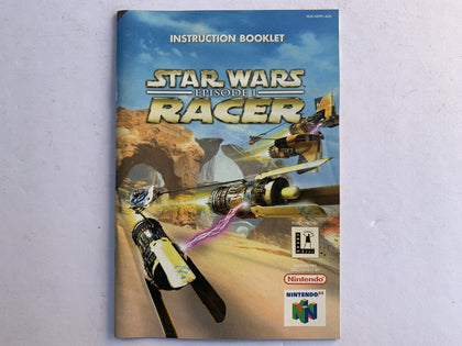 Star Wars Episode 1 Racer Game Manual