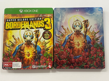 Borderlands 3 Super Deluxe Edition Complete In Original Steelbook Case with Outer Insert
