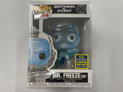 Batman & Robbin Mr Freeze #342 Funko 2020 Summer Convention Limited Edition Pop Vinyl Brand New & Sealed with Free Pop Protector