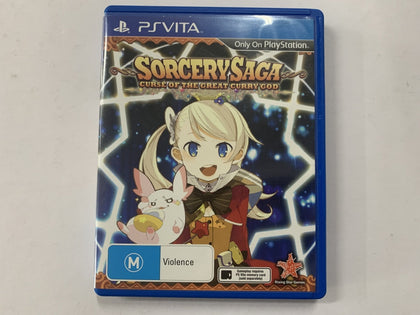 Sorcerry Saga Curse Of The Great Curry God Complete In Original Case