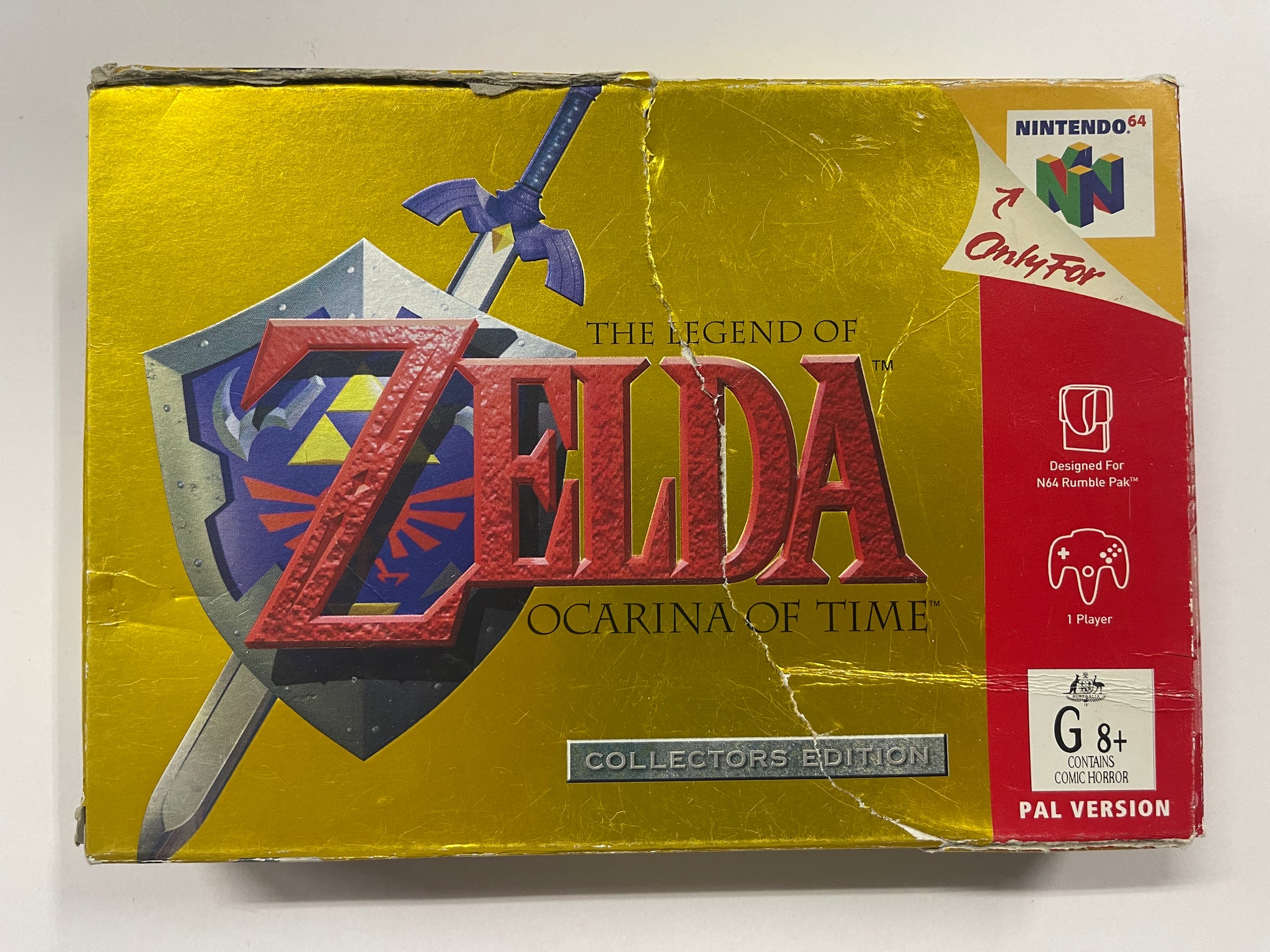 Nintendo 64 Zelda Ocarina of Time USA Box 