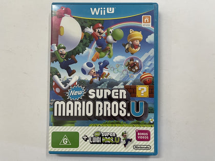 New Super Mario Bros U + New Super Luigi Bros U Complete In Original Case