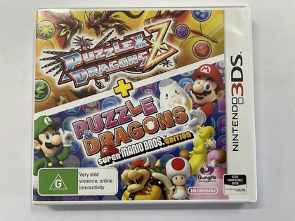 Puzzle & Dragons Z + Puzzle & Dragon Super Mario Bros. Edition Complete In Original Case