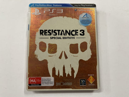 Resistance 3 Special Edition Complete In Original Steelbook Case