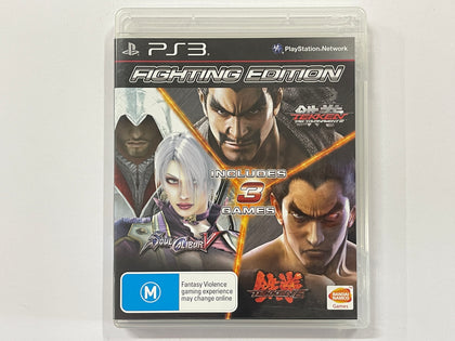 Fighting Edition Includes 3 Games Tekken 5, Tekken Tag Tournament 2 & Soul Calibur V Complete In Original Case