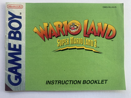 Wario Land Super Mario Land 3 Game Manual