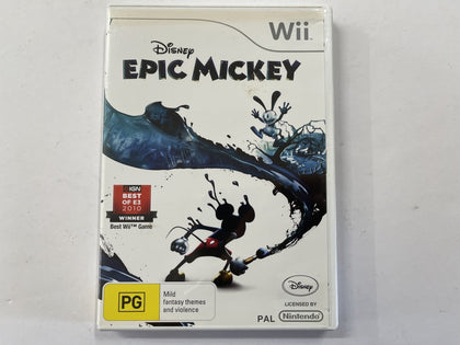 Disney's Epic Mickey Complete In Original Case
