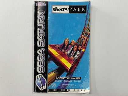 Sega Saturn Theme Park Game Manual