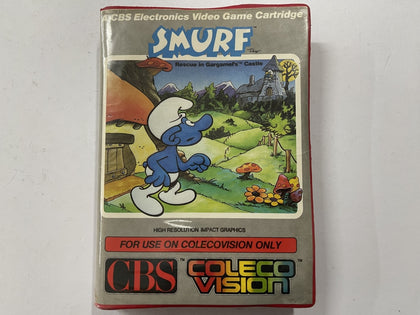 Smurf Rescue In Gargamel's Castle Colecovision Complete In Original Case