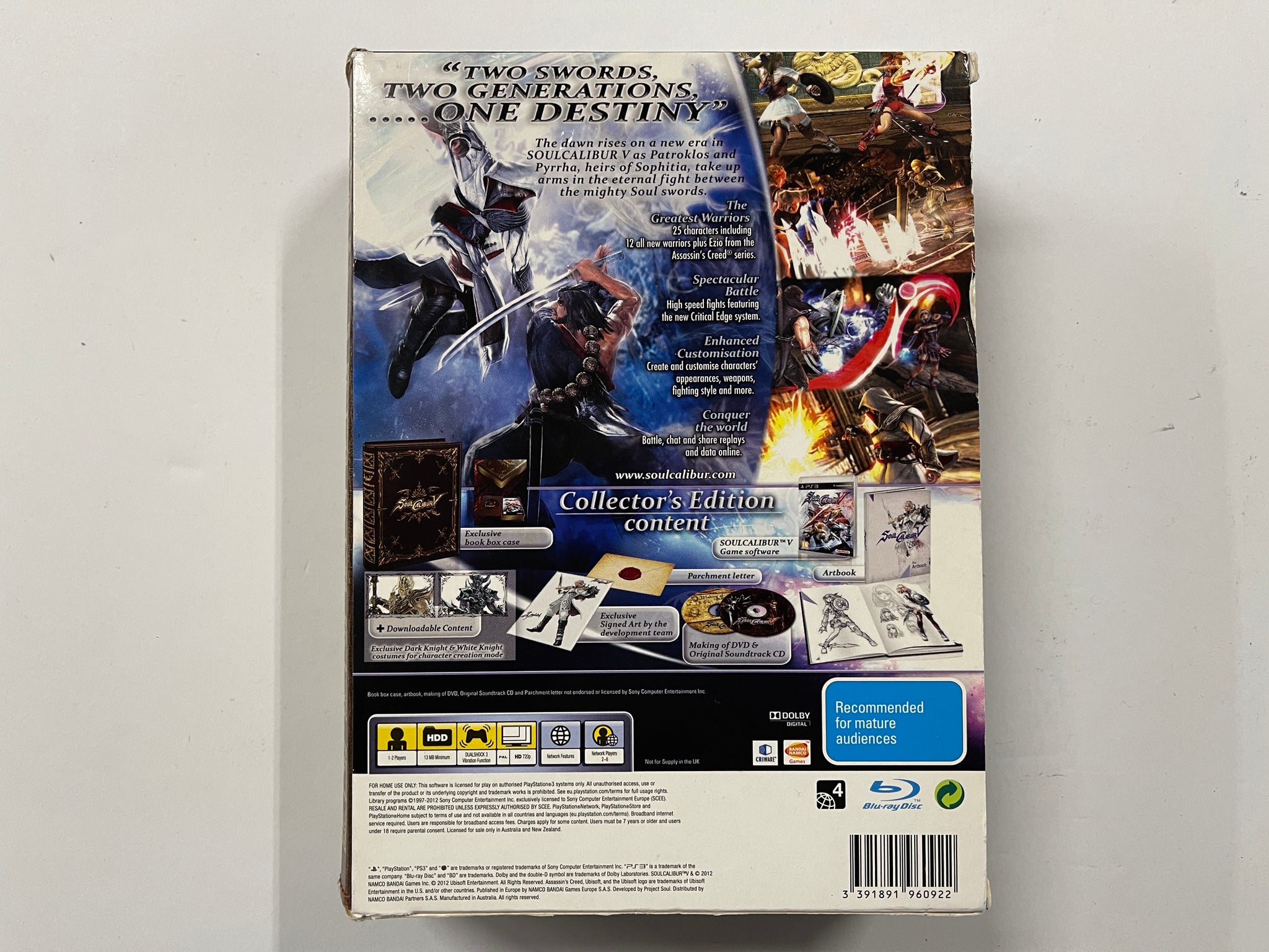 SOULCALIBUR V (5) PS3 PLAYSTATION 3 PAL EN (vendeur pro SOULCALIBUR V (5) PS3 PLAYSTATION 3 PAL EN (vendeur pro