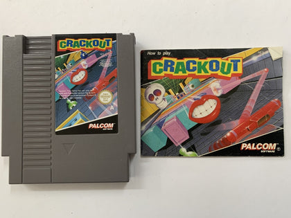 Crackout Cartridge with Game Manual
