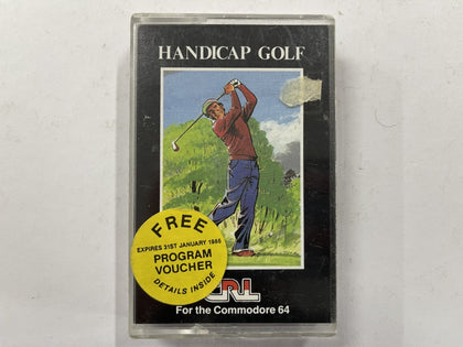 Handicap Golf Commodore 64 Tape Complete In Original Case