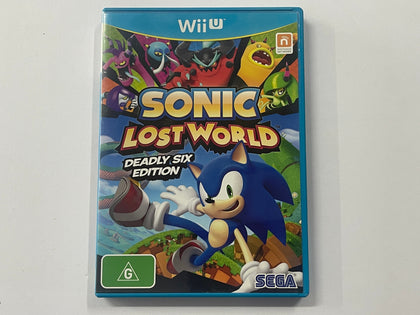 Sonic Lost World Deadly Six Edition Complete In Original Case