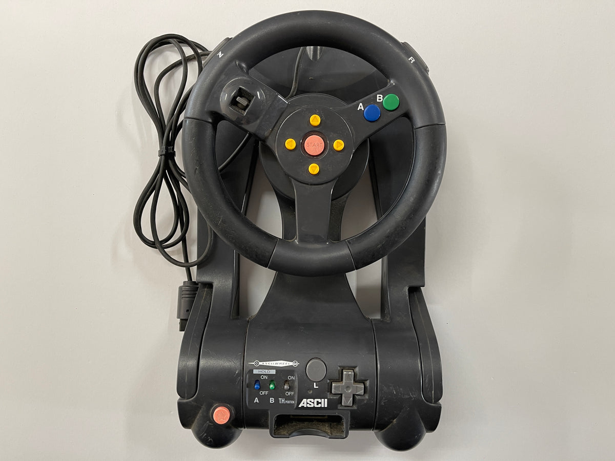 ASCII Nintendo 64 N64 Steering Wheel Controller – The Game Experts