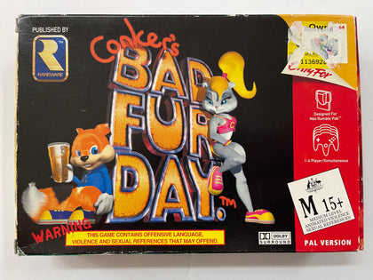 Conkers Bad Fur Day Complete In Box