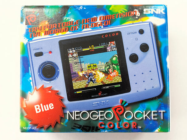 Neo Geo Pocket Color – Peal Blue – Avec Boîte, Notice Et Batterie Lithium