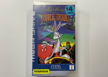 Bugs Bunny In Double Trouble in Ex Rental VHS Case